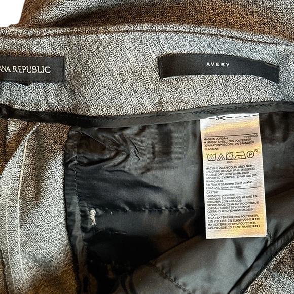 NWOT Banana Republic Avery stretch dress pants gray - Picture 6 of 10